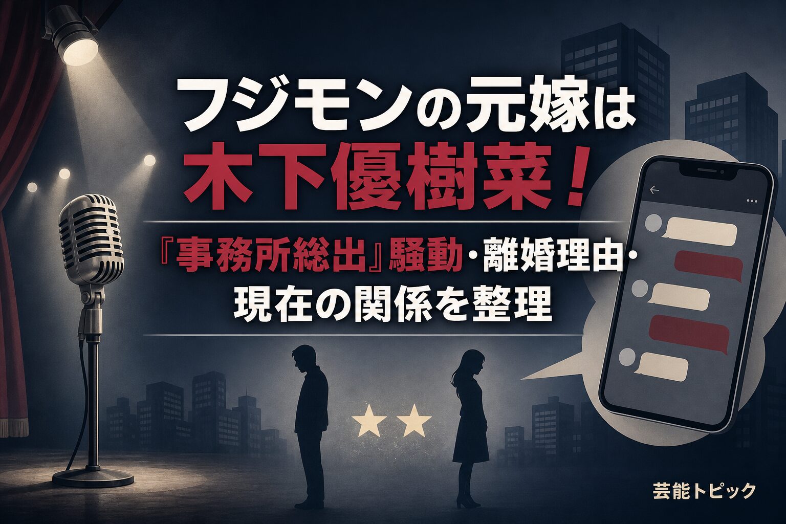 フジモンの元嫁と事務所総出騒動・離婚理由を整理した記事のアイキャッチ