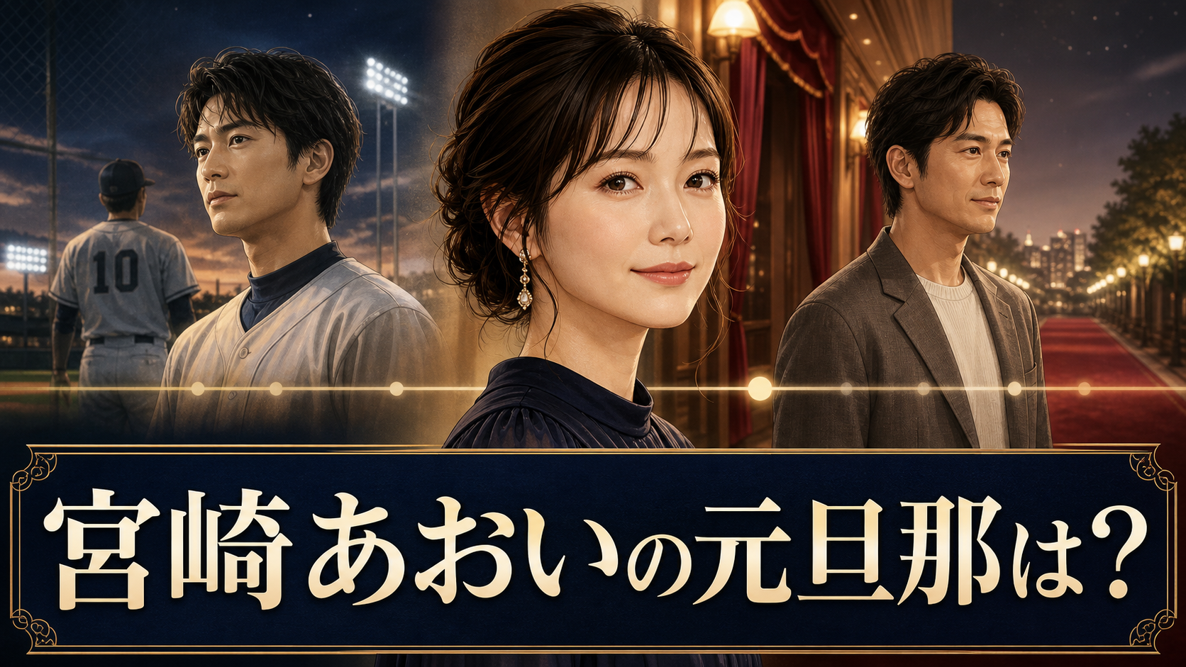 宮崎あおいの元旦那・高岡蒼佑と岡田准一との現在を整理するアイキャッチイラスト