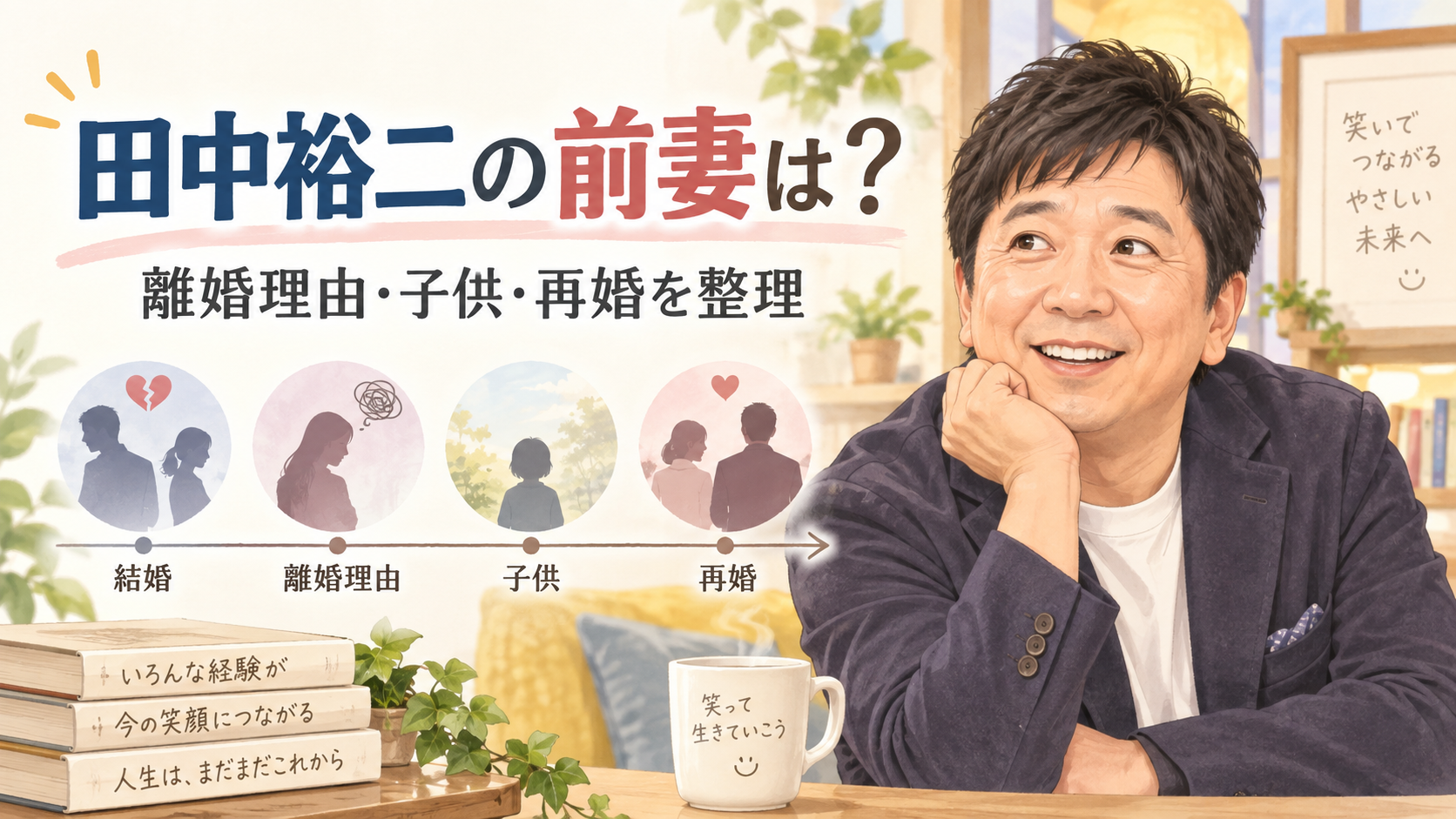 田中裕二の前妻は？ 離婚理由・子供・再婚を整理