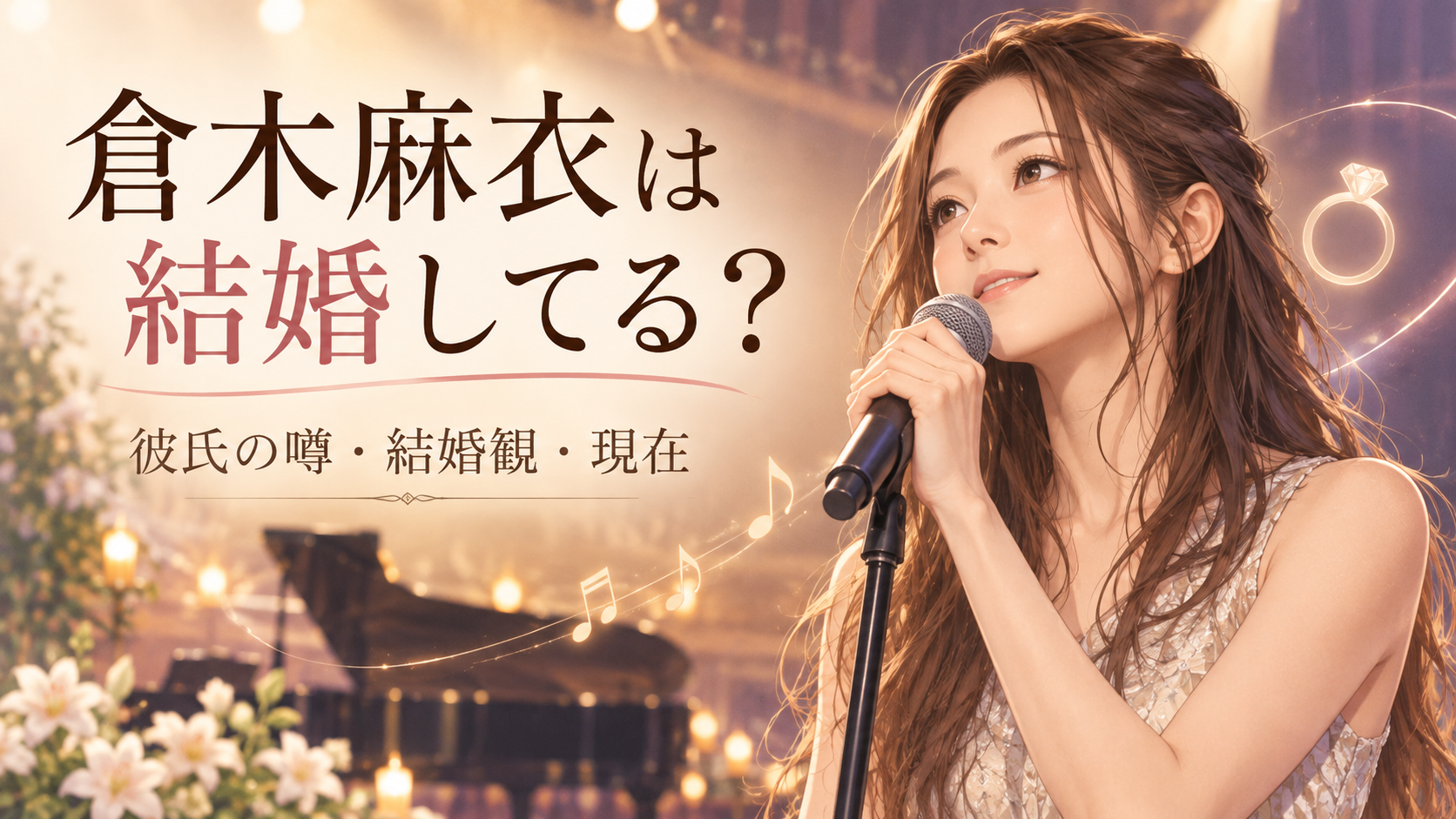 倉木麻衣は結婚してる？ 彼氏の噂・結婚観・現在
